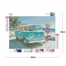 Lade das Bild in den Galerie-Viewer, Bus - voller quadratischer Diamant - 40x30cm
