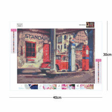 Lade das Bild in den Galerie-Viewer, Retro Auto - voller quadratischer Diamant - 40x30cm