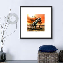 Lade das Bild in den Galerie-Viewer, Dinosaurier - voller runder Diamant - 30x30cm
