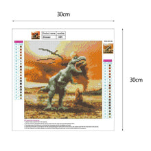 Lade das Bild in den Galerie-Viewer, Dinosaurier - voller runder Diamant - 30x30cm