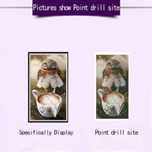 Lade das Bild in den Galerie-Viewer, Netter Vogel - voller runder Diamant -