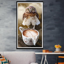 Lade das Bild in den Galerie-Viewer, Netter Vogel - voller runder Diamant -