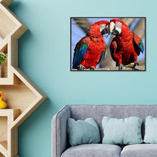 Lade das Bild in den Galerie-Viewer, Vogel - voller runder Diamant - 40x30cm