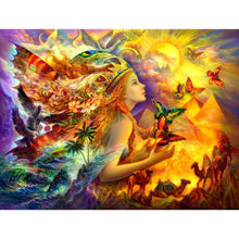 Lade das Bild in den Galerie-Viewer, Schmetterling Schönheit - voller quadratischer Diamant - 40x30cm