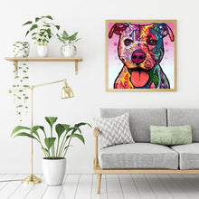 Lade das Bild in den Galerie-Viewer, Farbe Hund - voller quadratischer Diamant - 30x30cm