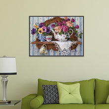 Lade das Bild in den Galerie-Viewer, Blume - voller runder Diamant - 40x30cm