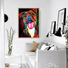 Lade das Bild in den Galerie-Viewer, Farbe Hund - voller quadratischer Diamant - 30x40cm