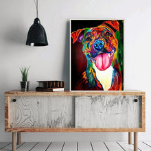 Lade das Bild in den Galerie-Viewer, Farbe Hund - voller quadratischer Diamant - 30x40cm