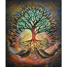 Lade das Bild in den Galerie-Viewer, Haltebaum - voller runder Diamant - 40x30cm
