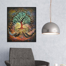 Lade das Bild in den Galerie-Viewer, Haltebaum - voller runder Diamant - 40x30cm