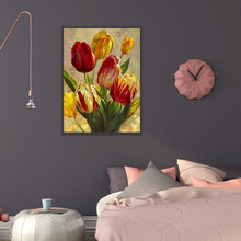 Lade das Bild in den Galerie-Viewer, Blume - voller runder Diamant - 30x40cm