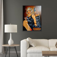 Lade das Bild in den Galerie-Viewer, Schönheit - voller runder Diamant - 30x40cm