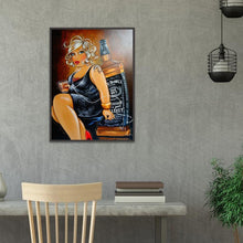 Lade das Bild in den Galerie-Viewer, Schönheit - voller runder Diamant - 30x40cm