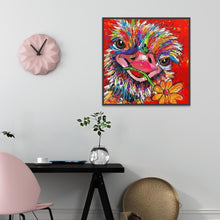 Lade das Bild in den Galerie-Viewer, Bunte Ente - volle Diamant-Malerei - 30x30cm