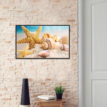 Lade das Bild in den Galerie-Viewer, Conch - voller runder Diamant - 40x30cm