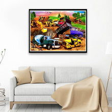 Lade das Bild in den Galerie-Viewer, Auto - voller runder Diamant - 40x30cm