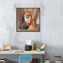 Lade das Bild in den Galerie-Viewer, Fuchs - voller runder Diamant - 30x30cm