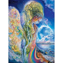 Lade das Bild in den Galerie-Viewer, Mädchen Baum - voller runder Diamant - 30x40cm