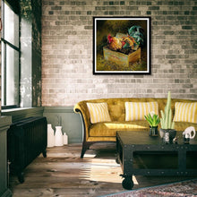 Lade das Bild in den Galerie-Viewer, Bauernhof Huhn - voller runder Diamant - 30x30cm