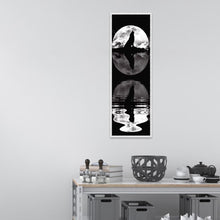 Lade das Bild in den Galerie-Viewer, Wolf - runder runder Diamant - 20x50cm