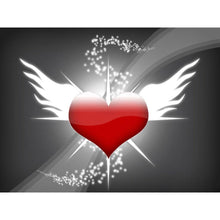 Lade das Bild in den Galerie-Viewer, Kreative Liebe - voller runder Diamant - 40x30cm