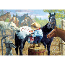 Lade das Bild in den Galerie-Viewer, Pferd - voller runder Diamant - 30x40cm