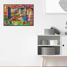 Lade das Bild in den Galerie-Viewer, Blumenansicht - volle Diamant-Malerei - 30x40cm