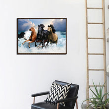 Lade das Bild in den Galerie-Viewer, Pferd - voller runder Diamant - 30x40cm