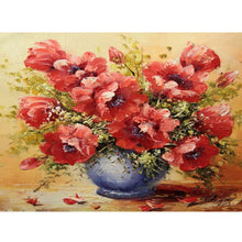 Lade das Bild in den Galerie-Viewer, Blume - voller quadratischer Diamant - 30x40cm