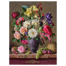 Lade das Bild in den Galerie-Viewer, Bunte Blumen - volle Diamant-Malerei - 40x30cm