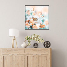 Lade das Bild in den Galerie-Viewer, Blume - voller runder Diamant - 30x30cm