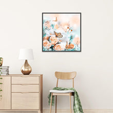 Lade das Bild in den Galerie-Viewer, Blume - voller runder Diamant - 30x30cm