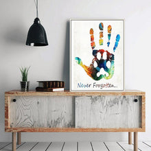 Lade das Bild in den Galerie-Viewer, Für immer Hand - voller runder Diamant - 40x30cm