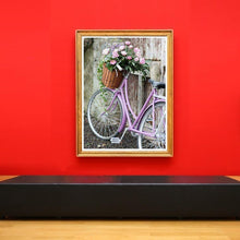 Lade das Bild in den Galerie-Viewer, Blumen Auto - voller runder Diamant - 40x30cm