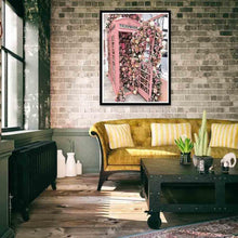 Lade das Bild in den Galerie-Viewer, Blumen Auto - voller runder Diamant - 40x30cm