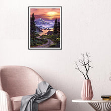 Lade das Bild in den Galerie-Viewer, Fantasy-Ansicht - voller runder Diamant - 40x30cm