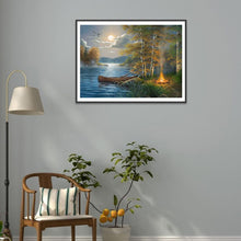 Lade das Bild in den Galerie-Viewer, Fantasy-Ansicht - voller runder Diamant - 40x30cm