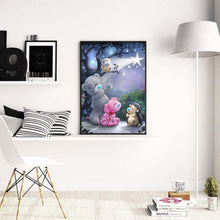 Lade das Bild in den Galerie-Viewer, Bär - voller runder Diamant - 35x45cm