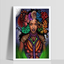 Lade das Bild in den Galerie-Viewer, Ethnischer Charakter - voller runder Diamant - 40x30cm