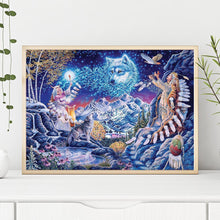 Lade das Bild in den Galerie-Viewer, für - voller runder Diamant - 40x30cm