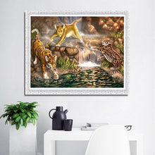 Lade das Bild in den Galerie-Viewer, Süße Tiere - voller runder Diamant - 40x30cm