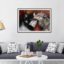Lade das Bild in den Galerie-Viewer, Süße Tiere - voller runder Diamant - 40x30cm