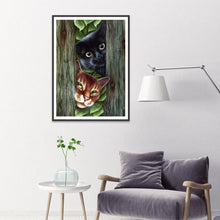 Lade das Bild in den Galerie-Viewer, Süße Tiere - voller runder Diamant - 40x30cm
