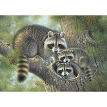 Lade das Bild in den Galerie-Viewer, Süße Tiere - voller runder Diamant - 40x30cm