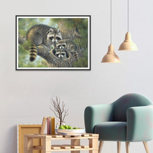 Lade das Bild in den Galerie-Viewer, Süße Tiere - voller runder Diamant - 40x30cm