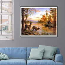 Lade das Bild in den Galerie-Viewer, Süße Tiere - voller runder Diamant - 40x30cm
