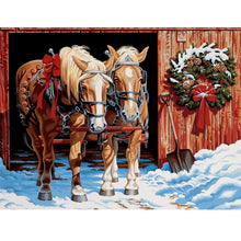 Lade das Bild in den Galerie-Viewer, Süße Tiere - voller runder Diamant - 40x30cm