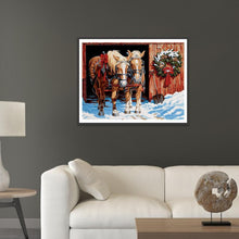 Lade das Bild in den Galerie-Viewer, Süße Tiere - voller runder Diamant - 40x30cm