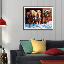 Lade das Bild in den Galerie-Viewer, Süße Tiere - voller runder Diamant - 40x30cm