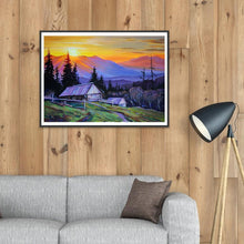 Lade das Bild in den Galerie-Viewer, Landschaft - voller runder Diamant - 40x30cm